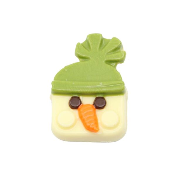 Snowman face white