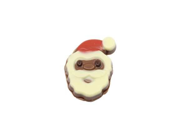 Santa face red