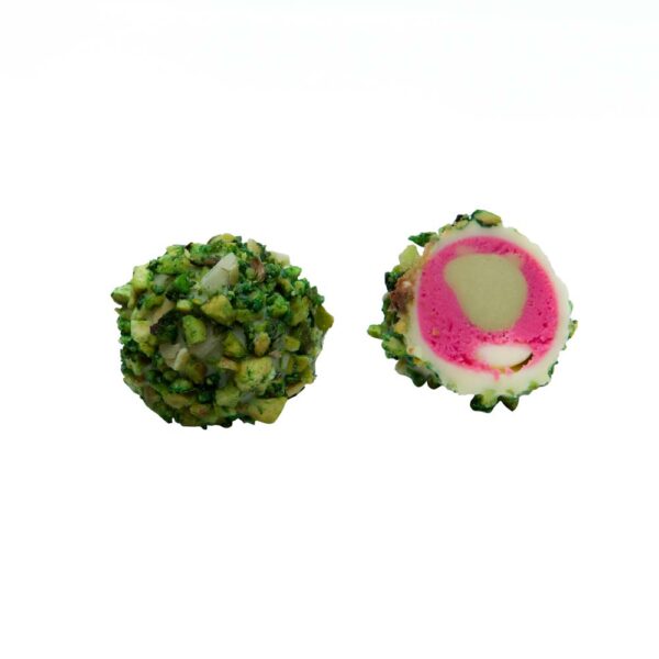 Pistachio-raspberry