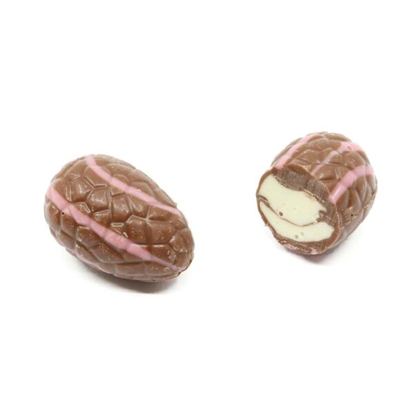 Egg milk pink stripe