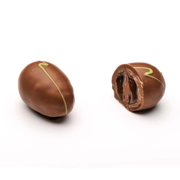 Whole egg assortment - milk green stripe