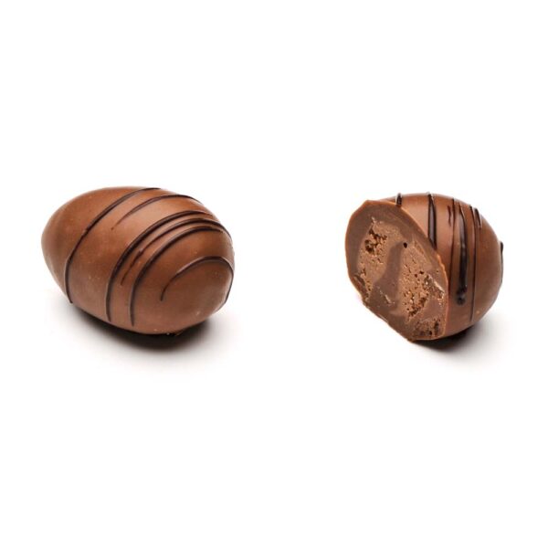 Whole egg assortment - milk dark stripe