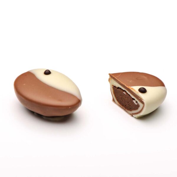 Half egg assortment - milk, white