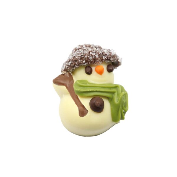 Snowman green scarf