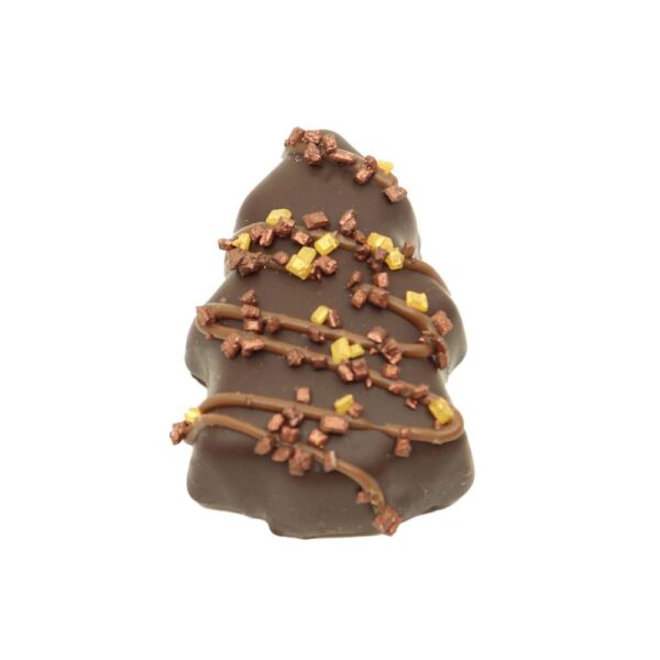 Christmas tree sprinkled dark - bronze sugar