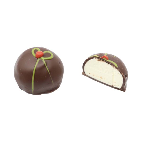 Dark ball with bow